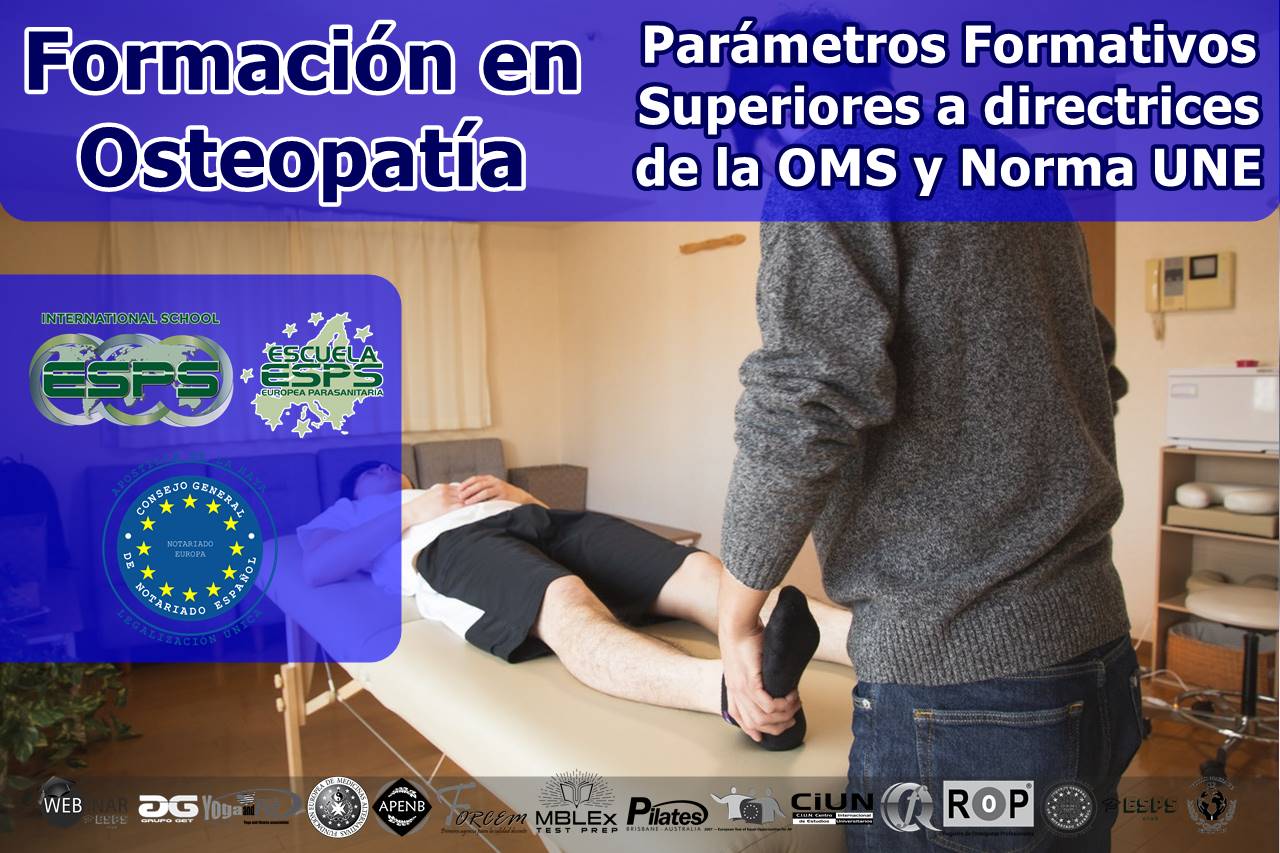Curso de Osteopatia Coruña - Pontevedra 2024