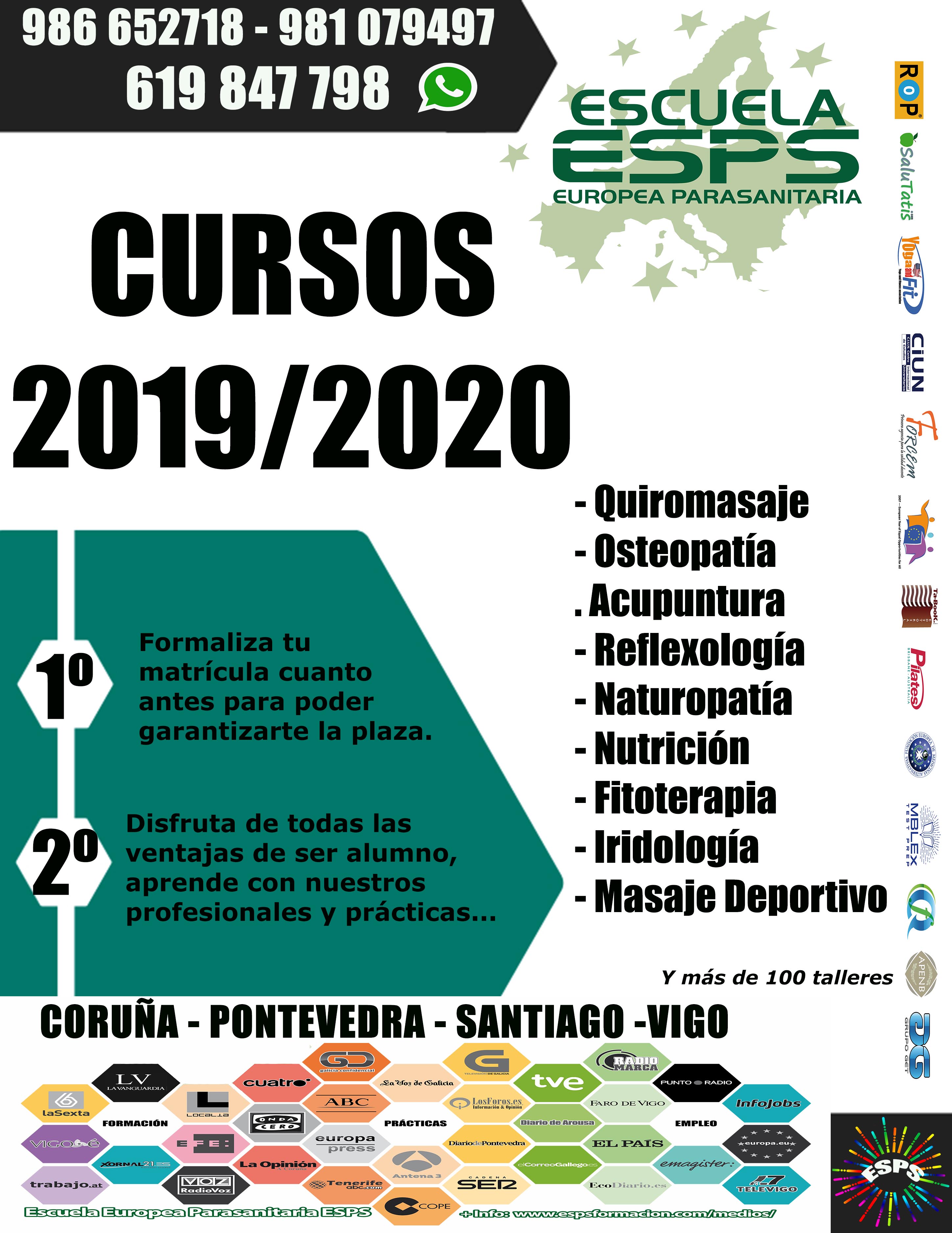 Cursos de ESPS 2019 - 2020